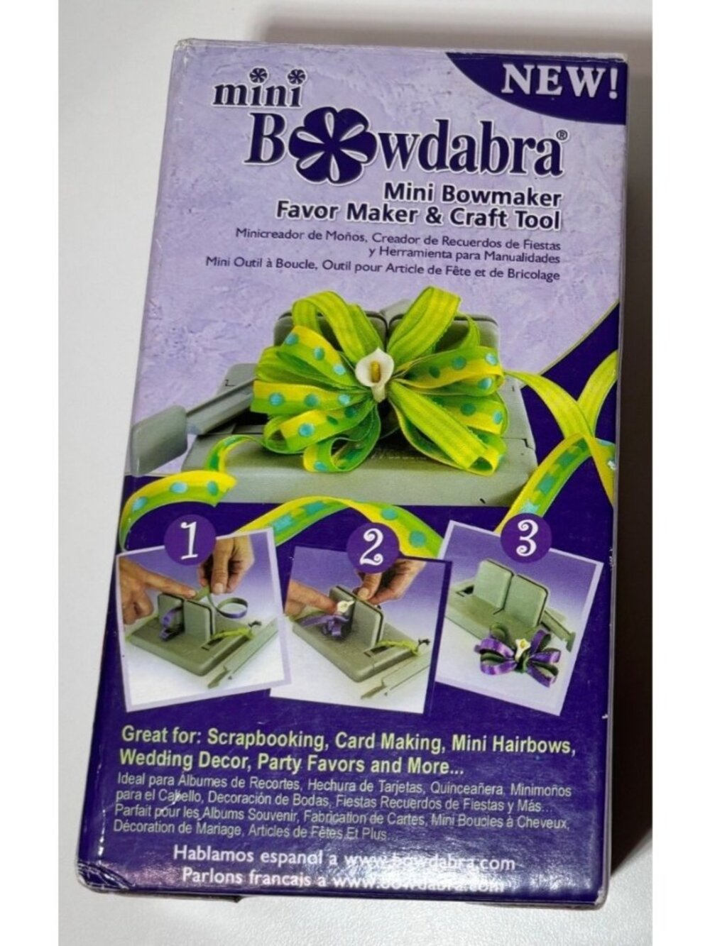 Mini Bowdabra Make your own Bows for Packages & Craft Tool